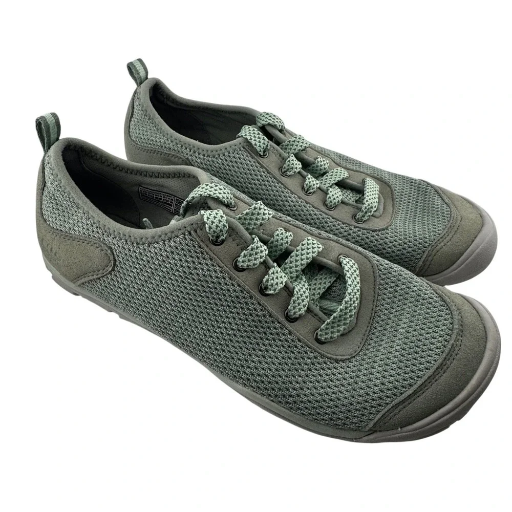 KEEN Lorelai Mesh Sneakers Women 9.5 Green Low Top Walking Shoes 1020372